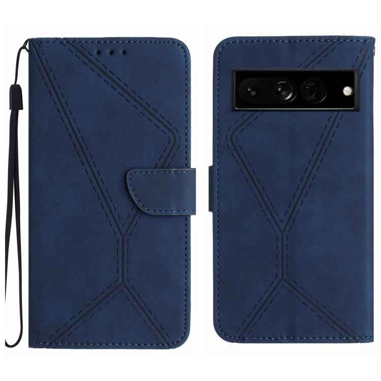 Stitching Embossed Leather Phone Case, For Google Pixel 7, For Google Pixel 7 Pro, For Google Pixel 7a, For Google Pixel 6, For Google Pixel 6 Pro, For Google Pixel 6a