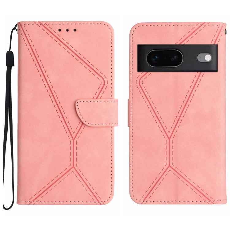 Stitching Embossed Leather Phone Case, For Google Pixel 7, For Google Pixel 7 Pro, For Google Pixel 7a, For Google Pixel 6, For Google Pixel 6 Pro, For Google Pixel 6a