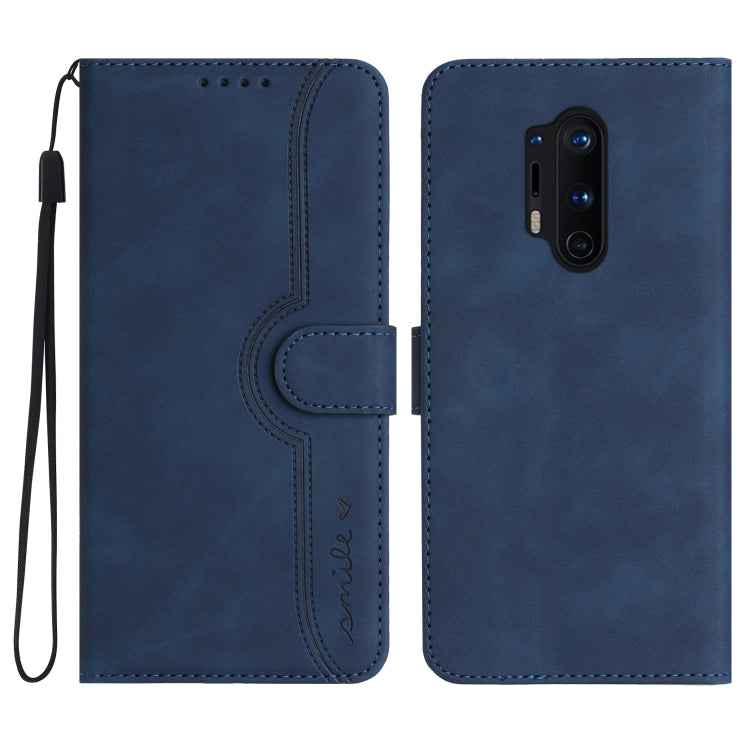 Heart Pattern Skin Feel Leather Phone Case, For OnePlus 9, For OnePlus 8 Pro