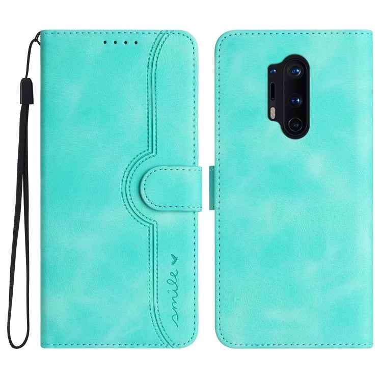 Heart Pattern Skin Feel Leather Phone Case, For OnePlus 9, For OnePlus 8 Pro