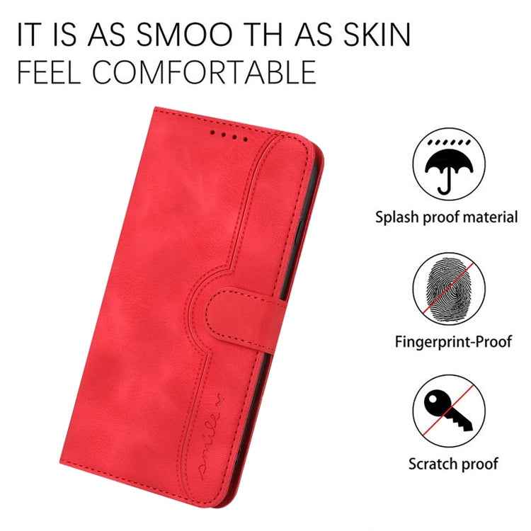 Heart Pattern Skin Feel Leather Phone Case, For OnePlus 9, For OnePlus 8 Pro