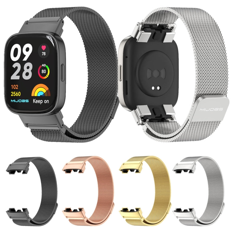 Mijobs Milan Magnetic Metal Watch Band, For Redmi Watch 3