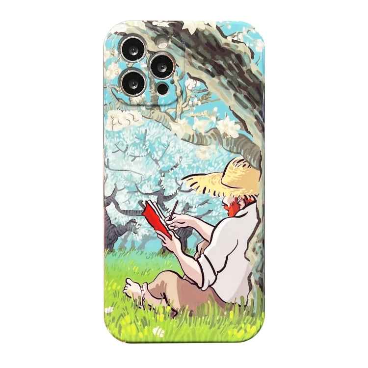 Oil Painting Pattern Glossy PC Phone Case