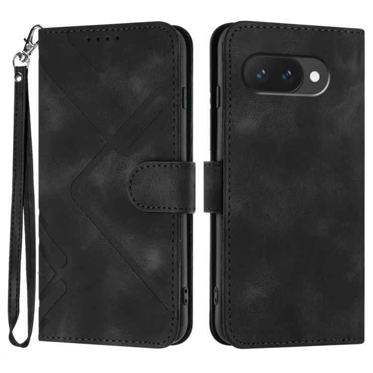 Line Pattern Skin Feel Leather Phone Case, For Google Pixel 10a, For Google Pixel 10 Pro XL, For Google Pixel 10 / Pixel 10 Pro, For Google Pixel 9a, For Google Pixel 9 Pro, For Google Pixel 9, For Google Pixel 8a, For Google Pixel 7 Pro 5G