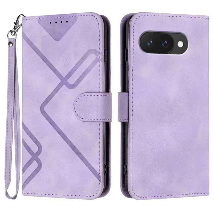 Line Pattern Skin Feel Leather Phone Case, For Google Pixel 10a, For Google Pixel 10 Pro XL, For Google Pixel 10 / Pixel 10 Pro, For Google Pixel 9a, For Google Pixel 9 Pro, For Google Pixel 9, For Google Pixel 8a, For Google Pixel 7 Pro 5G