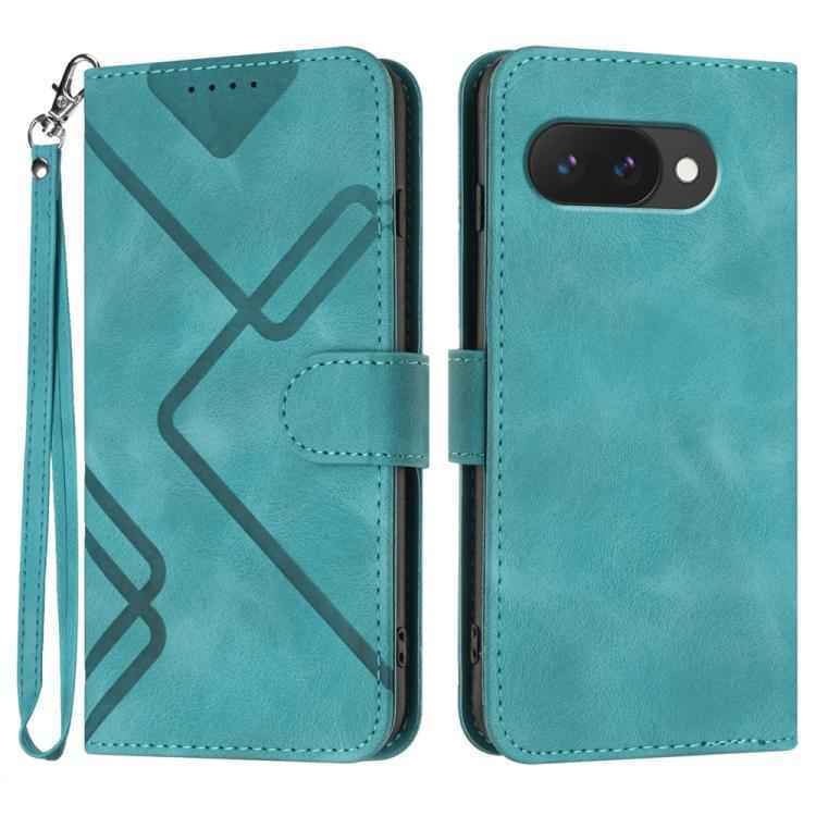 Line Pattern Skin Feel Leather Phone Case, For Google Pixel 10a, For Google Pixel 10 Pro XL, For Google Pixel 10 / Pixel 10 Pro, For Google Pixel 9a, For Google Pixel 9 Pro, For Google Pixel 9, For Google Pixel 8a, For Google Pixel 7 Pro 5G