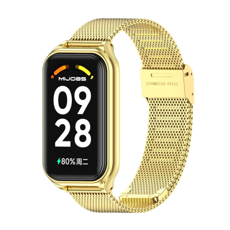 Mijobs Metal Shell + Milan Buckle Metal Watch Band