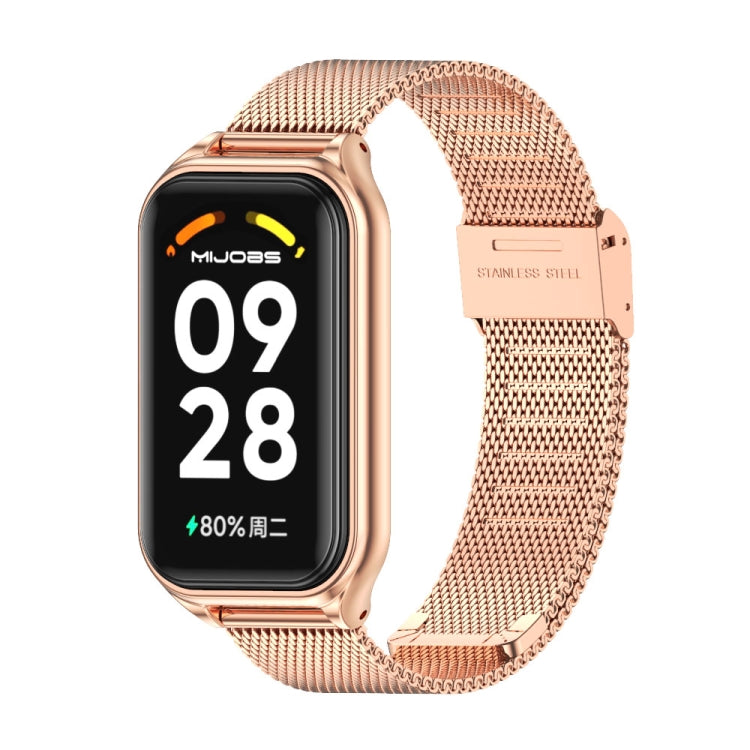 Mijobs Metal Shell + Milan Buckle Metal Watch Band