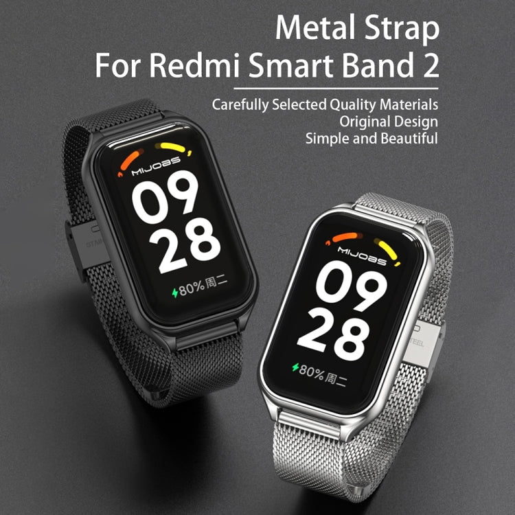 Mijobs Metal Shell + Milan Buckle Metal Watch Band