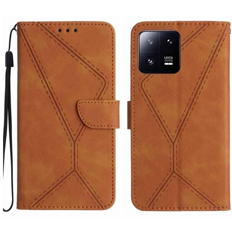 Stitching Embossed Leather Phone Case, For Xiaomi 13 Lite, For Xiaomi 13 Pro, For Xiaomi 13, For Xiaomi 12T / 12T Pro, For Xiaomi POCO M5 / M4 5G, For Xiaomi POCO M5S, For Xiaomi POCO X4 GT, For Xiaomi POCO C40