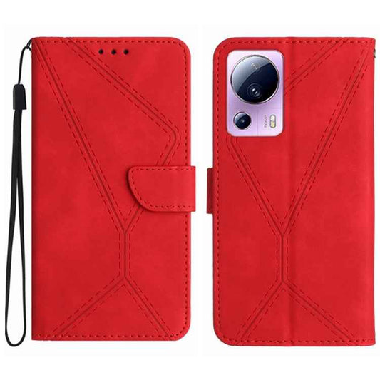 Stitching Embossed Leather Phone Case, For Xiaomi 13 Lite, For Xiaomi 13 Pro, For Xiaomi 13, For Xiaomi 12T / 12T Pro, For Xiaomi POCO M5 / M4 5G, For Xiaomi POCO M5S, For Xiaomi POCO X4 GT, For Xiaomi POCO C40