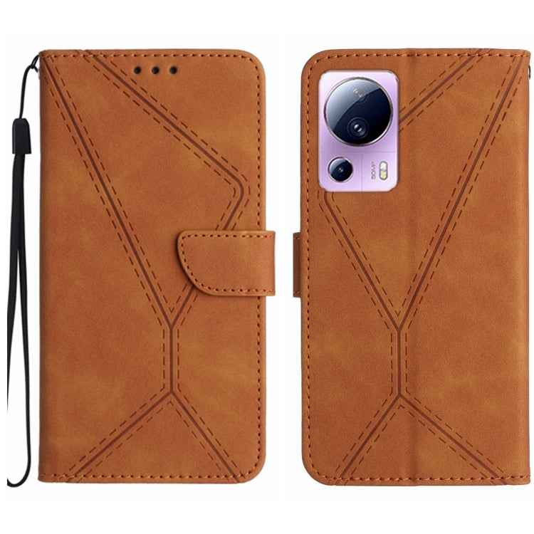 Stitching Embossed Leather Phone Case, For Xiaomi 13 Lite, For Xiaomi 13 Pro, For Xiaomi 13, For Xiaomi 12T / 12T Pro, For Xiaomi POCO M5 / M4 5G, For Xiaomi POCO M5S, For Xiaomi POCO X4 GT, For Xiaomi POCO C40