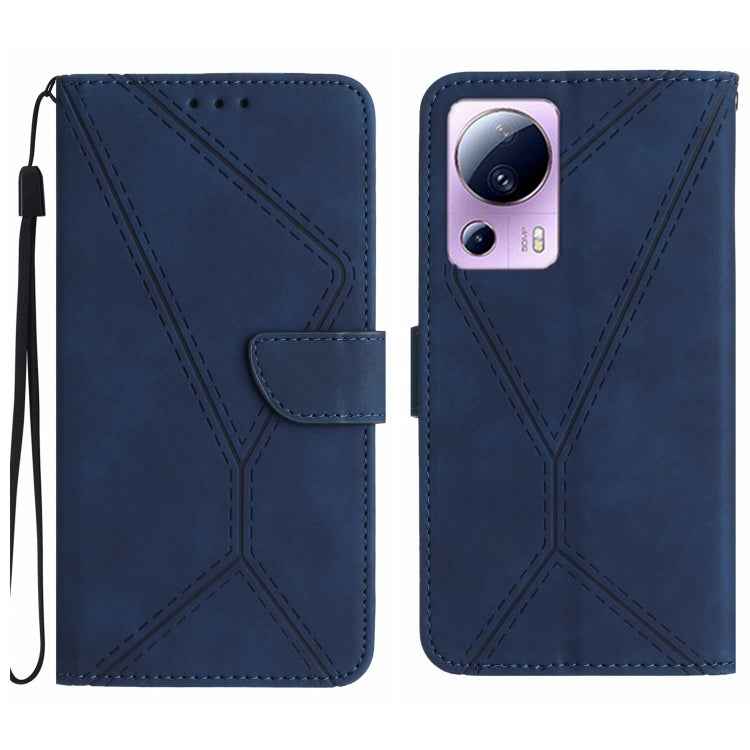 Stitching Embossed Leather Phone Case, For Xiaomi 13 Lite, For Xiaomi 13 Pro, For Xiaomi 13, For Xiaomi 12T / 12T Pro, For Xiaomi POCO M5 / M4 5G, For Xiaomi POCO M5S, For Xiaomi POCO X4 GT, For Xiaomi POCO C40