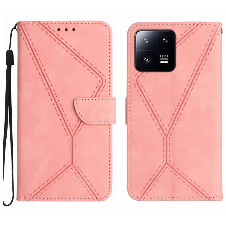 Stitching Embossed Leather Phone Case, For Xiaomi 13 Lite, For Xiaomi 13 Pro, For Xiaomi 13, For Xiaomi 12T / 12T Pro, For Xiaomi POCO M5 / M4 5G, For Xiaomi POCO M5S, For Xiaomi POCO X4 GT, For Xiaomi POCO C40