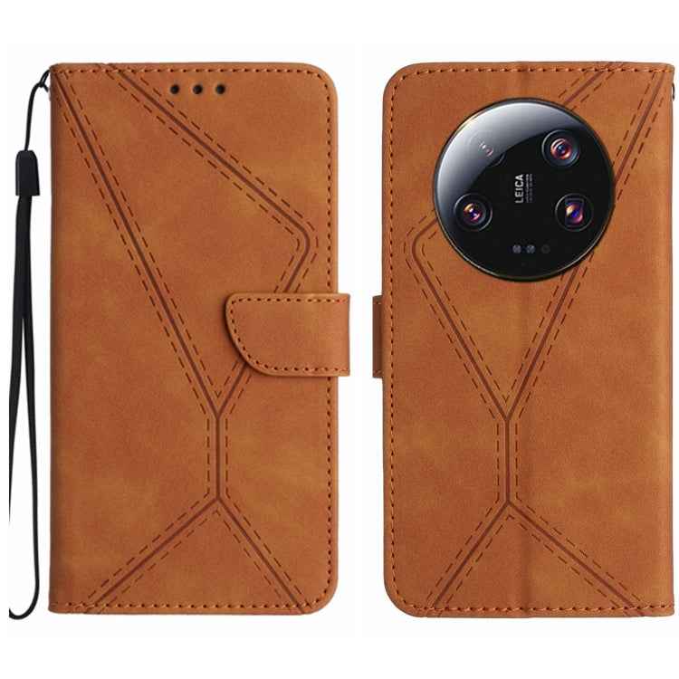 Stitching Embossed Leather Phone Case, For Xiaomi 13 Ultra, For Xiaomi Redmi Note 12 4G, For Xiaomi Redmi A1 / A2, For Xiaomi Redmi 11A, For Xiaomi Redmi Note 12 Pro+, For Redmi Note 12 Pro 5G, For Xiaomi POCO X5 Pro, For Xiaomi Redmi Note 12 5G