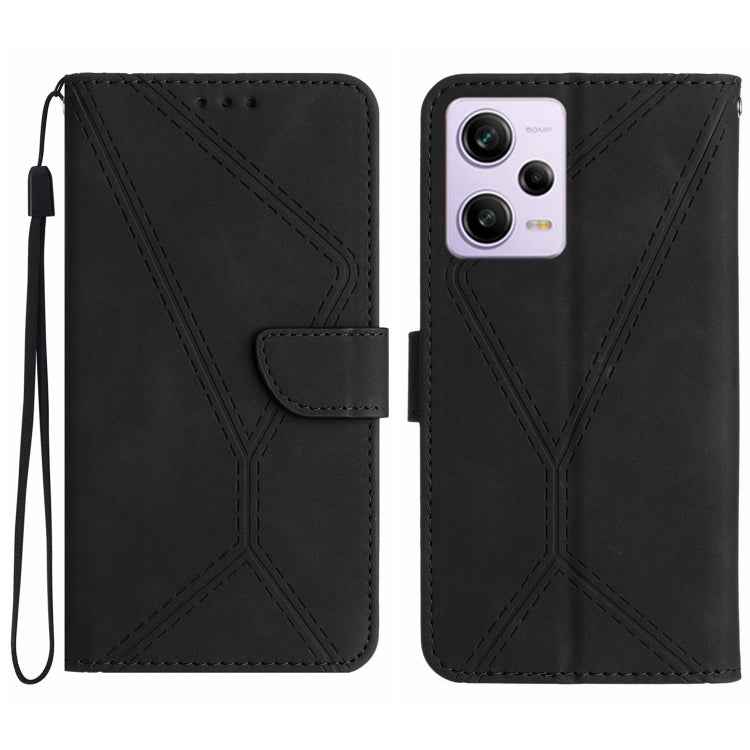 Stitching Embossed Leather Phone Case, For Xiaomi 13 Ultra, For Xiaomi Redmi Note 12 4G, For Xiaomi Redmi A1 / A2, For Xiaomi Redmi 11A, For Xiaomi Redmi Note 12 Pro+, For Redmi Note 12 Pro 5G, For Xiaomi POCO X5 Pro, For Xiaomi Redmi Note 12 5G