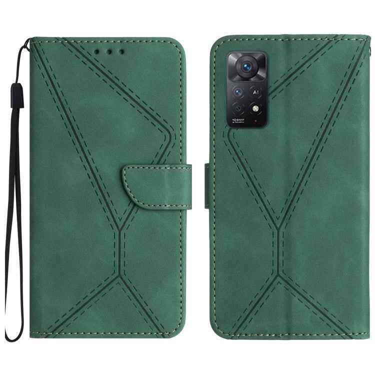 Stitching Embossed Leather Phone Case, For Redmi Note 11 4G Global, For Xiaomi POCO F4 5G, For Xiaomi Redmi 10A, For Xiaomi Redmi 10C