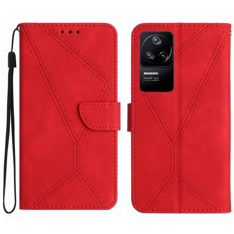 Stitching Embossed Leather Phone Case, For Redmi Note 11 4G Global, For Xiaomi POCO F4 5G, For Xiaomi Redmi 10A, For Xiaomi Redmi 10C