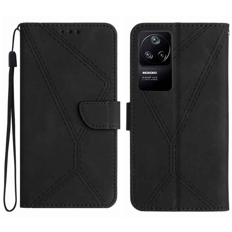 Stitching Embossed Leather Phone Case, For Redmi Note 11 4G Global, For Xiaomi POCO F4 5G, For Xiaomi Redmi 10A, For Xiaomi Redmi 10C