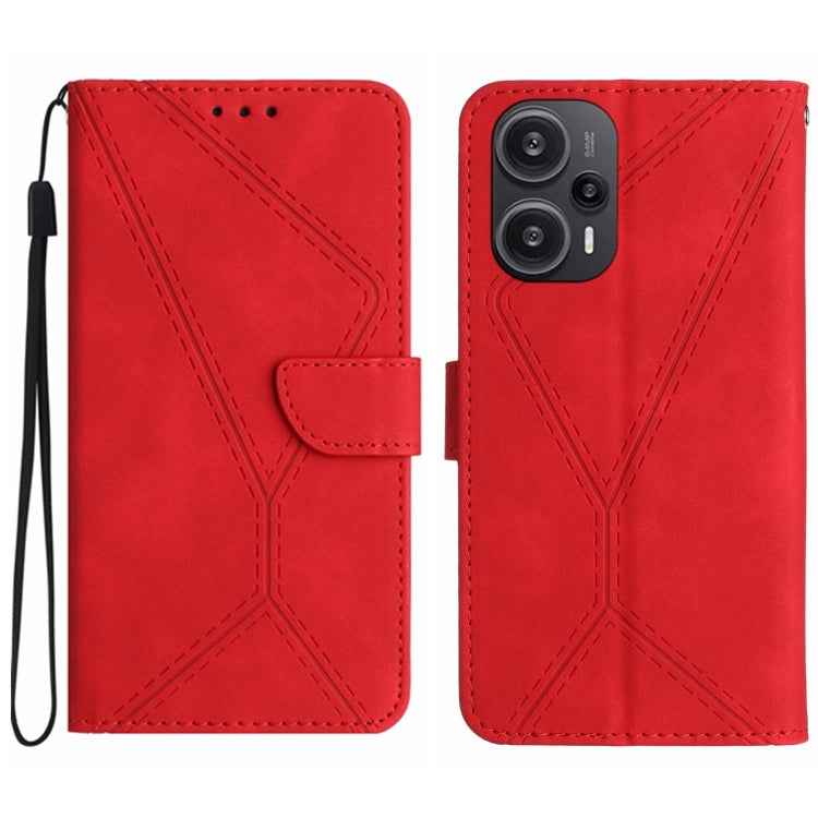 Stitching Embossed Leather Phone Case, For Xiaomi Redmi 12 5G, For Xiaomi 13T / 13T Pro, For Xiaomi Redmi 12 4G Global, For Xiaomi POCO F5 5G, For Xiaomi POCO F5 Pro 5G, For Xiaomi Redmi Note 12S, For Xiaomi Redmi A1+ / A2+, For Redmi Note 12 Pro 4G