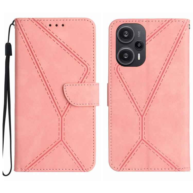 Stitching Embossed Leather Phone Case, For Xiaomi Redmi 12 5G, For Xiaomi 13T / 13T Pro, For Xiaomi Redmi 12 4G Global, For Xiaomi POCO F5 5G, For Xiaomi POCO F5 Pro 5G, For Xiaomi Redmi Note 12S, For Xiaomi Redmi A1+ / A2+, For Redmi Note 12 Pro 4G