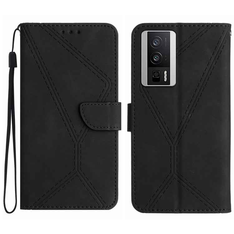 Stitching Embossed Leather Phone Case, For Xiaomi Redmi 12 5G, For Xiaomi 13T / 13T Pro, For Xiaomi Redmi 12 4G Global, For Xiaomi POCO F5 5G, For Xiaomi POCO F5 Pro 5G, For Xiaomi Redmi Note 12S, For Xiaomi Redmi A1+ / A2+, For Redmi Note 12 Pro 4G
