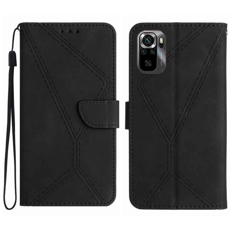 Stitching Embossed Leather Phone Case, For Xiaomi 13 Lite, For Xiaomi 13 Pro, For Xiaomi 13, For Xiaomi 12T / 12T Pro, For Xiaomi POCO M5 / M4 5G, For Xiaomi POCO M5S, For Xiaomi POCO X4 GT, For Xiaomi POCO C40