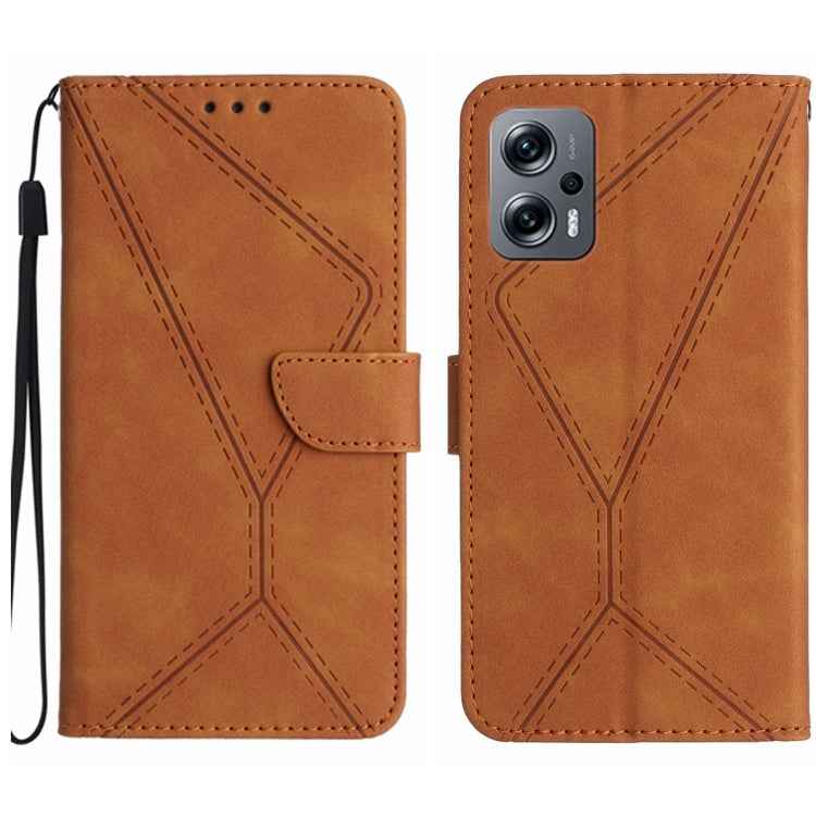 Stitching Embossed Leather Phone Case, For Xiaomi 13 Lite, For Xiaomi 13 Pro, For Xiaomi 13, For Xiaomi 12T / 12T Pro, For Xiaomi POCO M5 / M4 5G, For Xiaomi POCO M5S, For Xiaomi POCO X4 GT, For Xiaomi POCO C40