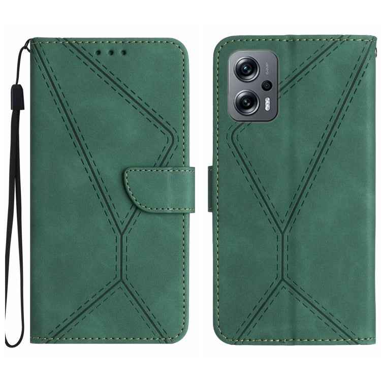 Stitching Embossed Leather Phone Case, For Xiaomi 13 Lite, For Xiaomi 13 Pro, For Xiaomi 13, For Xiaomi 12T / 12T Pro, For Xiaomi POCO M5 / M4 5G, For Xiaomi POCO M5S, For Xiaomi POCO X4 GT, For Xiaomi POCO C40