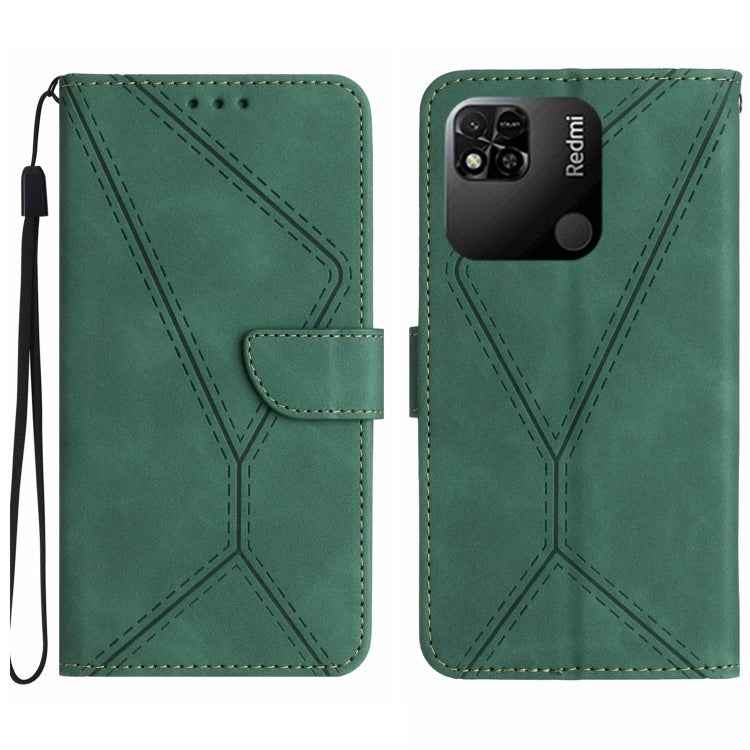Stitching Embossed Leather Phone Case, For Redmi Note 11 4G Global, For Xiaomi POCO F4 5G, For Xiaomi Redmi 10A, For Xiaomi Redmi 10C