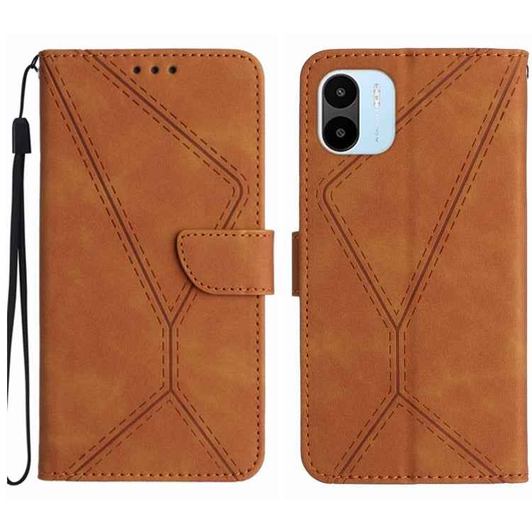 Stitching Embossed Leather Phone Case, For Xiaomi 13 Ultra, For Xiaomi Redmi Note 12 4G, For Xiaomi Redmi A1 / A2, For Xiaomi Redmi 11A, For Xiaomi Redmi Note 12 Pro+, For Redmi Note 12 Pro 5G, For Xiaomi POCO X5 Pro, For Xiaomi Redmi Note 12 5G