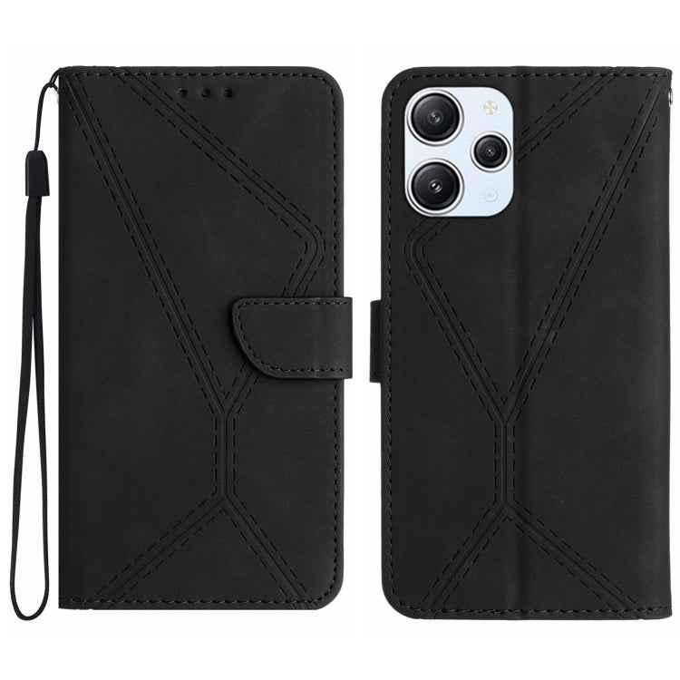 Stitching Embossed Leather Phone Case, For Xiaomi Redmi 12 5G, For Xiaomi 13T / 13T Pro, For Xiaomi Redmi 12 4G Global, For Xiaomi POCO F5 5G, For Xiaomi POCO F5 Pro 5G, For Xiaomi Redmi Note 12S, For Xiaomi Redmi A1+ / A2+, For Redmi Note 12 Pro 4G
