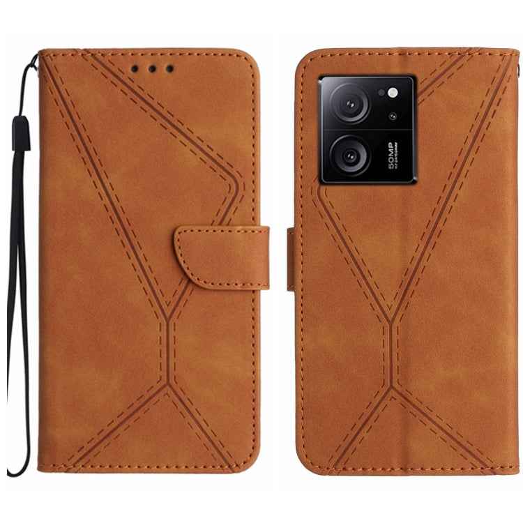 Stitching Embossed Leather Phone Case, For Xiaomi Redmi 12 5G, For Xiaomi 13T / 13T Pro, For Xiaomi Redmi 12 4G Global, For Xiaomi POCO F5 5G, For Xiaomi POCO F5 Pro 5G, For Xiaomi Redmi Note 12S, For Xiaomi Redmi A1+ / A2+, For Redmi Note 12 Pro 4G