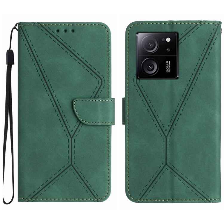 Stitching Embossed Leather Phone Case, For Xiaomi Redmi 12 5G, For Xiaomi 13T / 13T Pro, For Xiaomi Redmi 12 4G Global, For Xiaomi POCO F5 5G, For Xiaomi POCO F5 Pro 5G, For Xiaomi Redmi Note 12S, For Xiaomi Redmi A1+ / A2+, For Redmi Note 12 Pro 4G