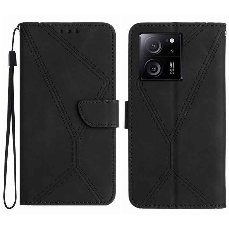 Stitching Embossed Leather Phone Case, For Xiaomi Redmi 12 5G, For Xiaomi 13T / 13T Pro, For Xiaomi Redmi 12 4G Global, For Xiaomi POCO F5 5G, For Xiaomi POCO F5 Pro 5G, For Xiaomi Redmi Note 12S, For Xiaomi Redmi A1+ / A2+, For Redmi Note 12 Pro 4G