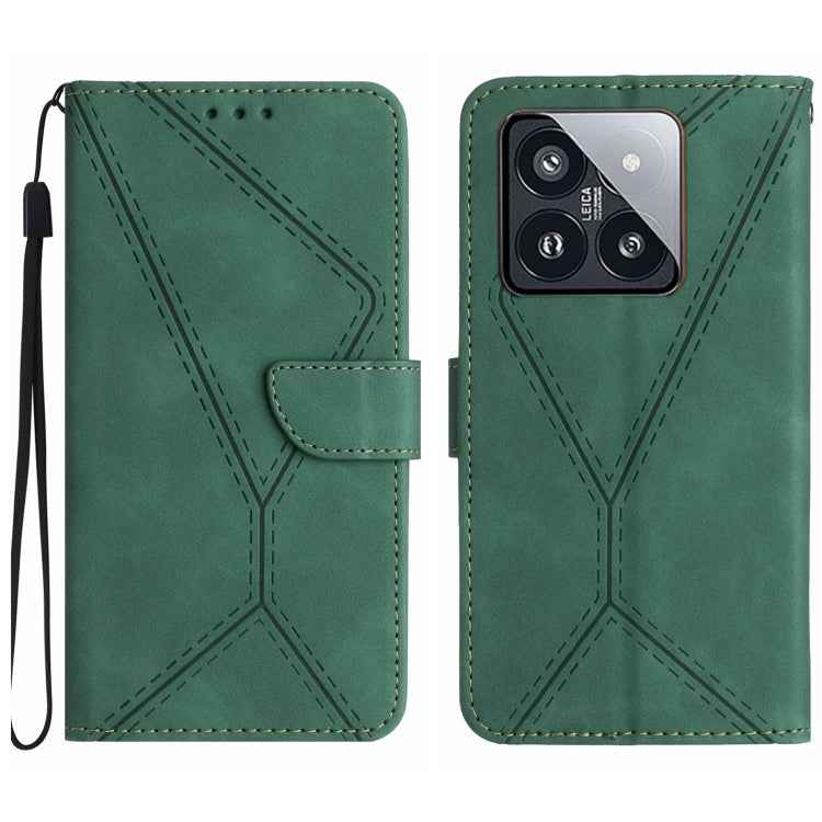 Stitching Embossed Leather Phone Case, For Xiaomi Redmi 13 4G Global / 5G Global, For Xiaomi Redmi A3, For Xiaomi Redmi Note 13 4G Global, For Xiaomi Redmi 13C 5G, For Xiaomi 14 Ultra, For Xiaomi 14 Pro, For Xiaomi 14, For Xiaomi Redmi 13C 4G