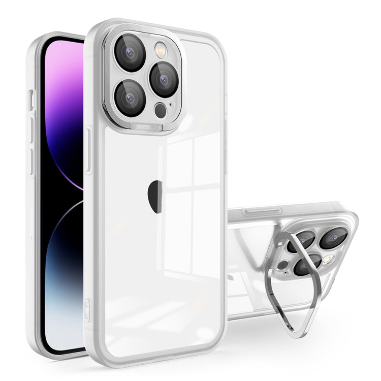 Invisible Lens Bracket Matte Transparent MagSafe Phone Case, For iPhone 15 Pro Max, For iPhone 14 Pro Max, For iPhone 15 Pro, For iPhone 15 Plus, For iPhone 14 Plus, For iPhone 12 Pro Max, For iPhone 13 Pro Max