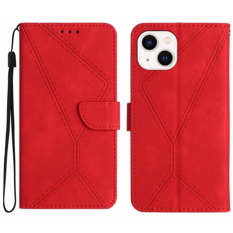 Stitching Embossed Leather Phone Case, For iPhone 14, For iPhone 14 Pro, For iPhone 14 Pro Max, For iPhone 13, For iPhone 13 Pro, For iPhone 13 Pro Max, For iPhone 12 / 12 Pro, For iPhone 12 Pro Max