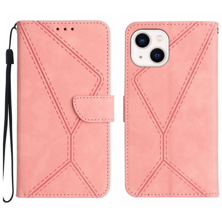 Stitching Embossed Leather Phone Case, For iPhone 14, For iPhone 14 Pro, For iPhone 14 Pro Max, For iPhone 13, For iPhone 13 Pro, For iPhone 13 Pro Max, For iPhone 12 / 12 Pro, For iPhone 12 Pro Max