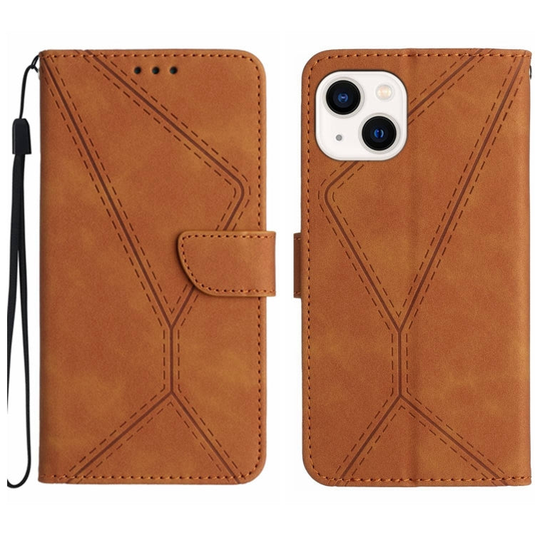 Stitching Embossed Leather Phone Case, For iPhone 14, For iPhone 14 Pro, For iPhone 14 Pro Max, For iPhone 13, For iPhone 13 Pro, For iPhone 13 Pro Max, For iPhone 12 / 12 Pro, For iPhone 12 Pro Max