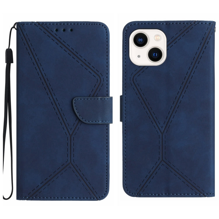 Stitching Embossed Leather Phone Case, For iPhone 14, For iPhone 14 Pro, For iPhone 14 Pro Max, For iPhone 13, For iPhone 13 Pro, For iPhone 13 Pro Max, For iPhone 12 / 12 Pro, For iPhone 12 Pro Max