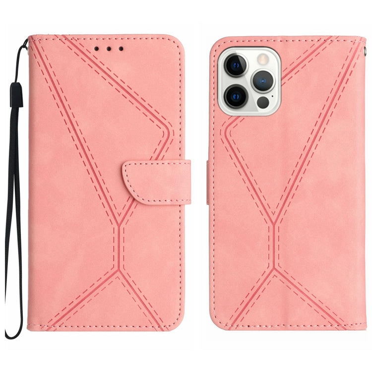 Stitching Embossed Leather Phone Case, For iPhone 14, For iPhone 14 Pro, For iPhone 14 Pro Max, For iPhone 13, For iPhone 13 Pro, For iPhone 13 Pro Max, For iPhone 12 / 12 Pro, For iPhone 12 Pro Max