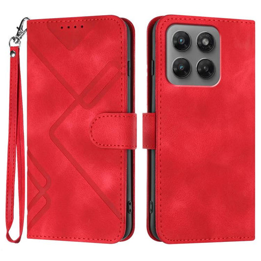 Line Pattern Skin Feel Leather Phone Case, For Motorola Moto G47 / G37 / G37 Power 5G, For Motorola Edge 70 Pro 5G, For Motorola Moto X70 Air Pro 5G, For Motorola Moto G17 4G / G17 Power 4G, For Motorola Moto G67 5G / G77 5G                            ...
