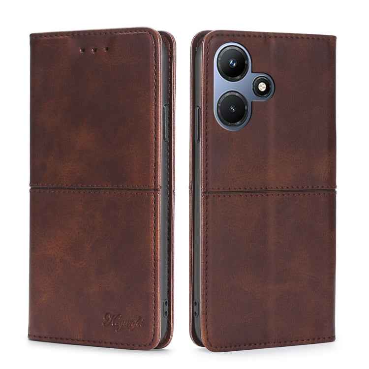 Cow Texture Magnetic Leather Phone Case, For Infinix Note 40 Pro 4G, For Infinix Note 40 Pro 5G, For Infinix Note 40 4G, For Infinix Hot 40i, For Infinix Hot 30 Play 4G, For Infinix Note 30 5G, For Infinix Smart 7 HD, For Infinix Note 30 VIP 5G        ...