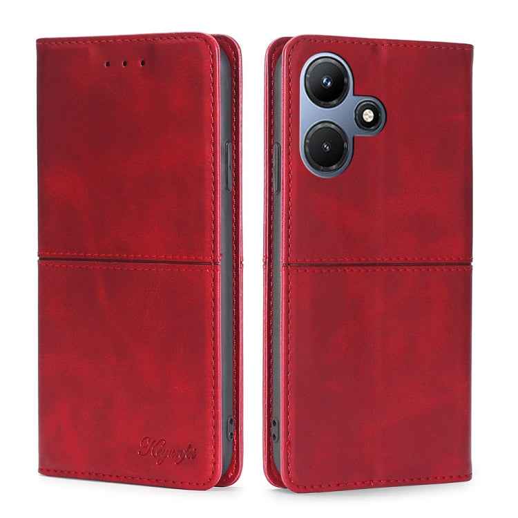 Cow Texture Magnetic Leather Phone Case, For Infinix Note 40 Pro 4G, For Infinix Note 40 Pro 5G, For Infinix Note 40 4G, For Infinix Hot 40i, For Infinix Hot 30 Play 4G, For Infinix Note 30 5G, For Infinix Smart 7 HD, For Infinix Note 30 VIP 5G        ...