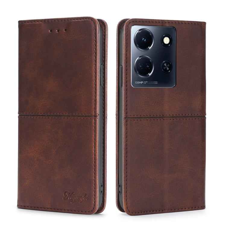 Cow Texture Magnetic Leather Phone Case, For Infinix Note 40 Pro 4G, For Infinix Note 40 Pro 5G, For Infinix Note 40 4G, For Infinix Hot 40i, For Infinix Hot 30 Play 4G, For Infinix Note 30 5G, For Infinix Smart 7 HD, For Infinix Note 30 VIP 5G        ...