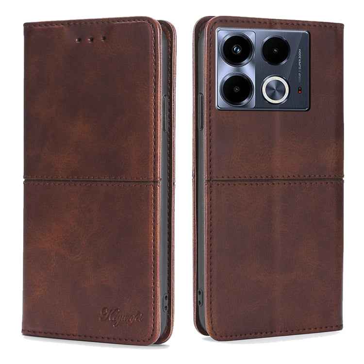 Cow Texture Magnetic Leather Phone Case, For Infinix Note 40 Pro 4G, For Infinix Note 40 Pro 5G, For Infinix Note 40 4G, For Infinix Hot 40i, For Infinix Hot 30 Play 4G, For Infinix Note 30 5G, For Infinix Smart 7 HD, For Infinix Note 30 VIP 5G        ...