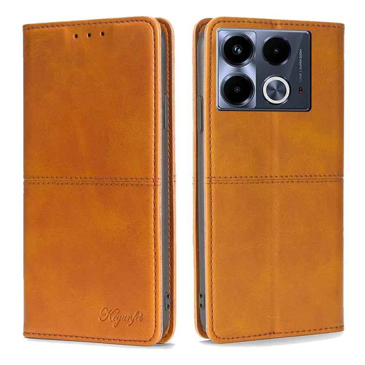 Cow Texture Magnetic Leather Phone Case, For Infinix Note 40 Pro 4G, For Infinix Note 40 Pro 5G, For Infinix Note 40 4G, For Infinix Hot 40i, For Infinix Hot 30 Play 4G, For Infinix Note 30 5G, For Infinix Smart 7 HD, For Infinix Note 30 VIP 5G        ...
