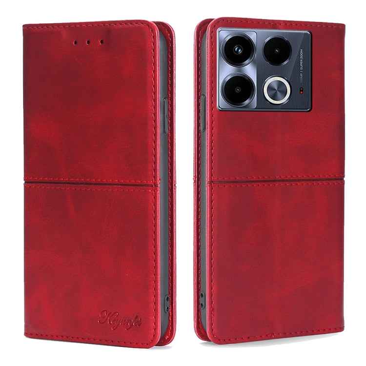 Cow Texture Magnetic Leather Phone Case, For Infinix Note 40 Pro 4G, For Infinix Note 40 Pro 5G, For Infinix Note 40 4G, For Infinix Hot 40i, For Infinix Hot 30 Play 4G, For Infinix Note 30 5G, For Infinix Smart 7 HD, For Infinix Note 30 VIP 5G        ...
