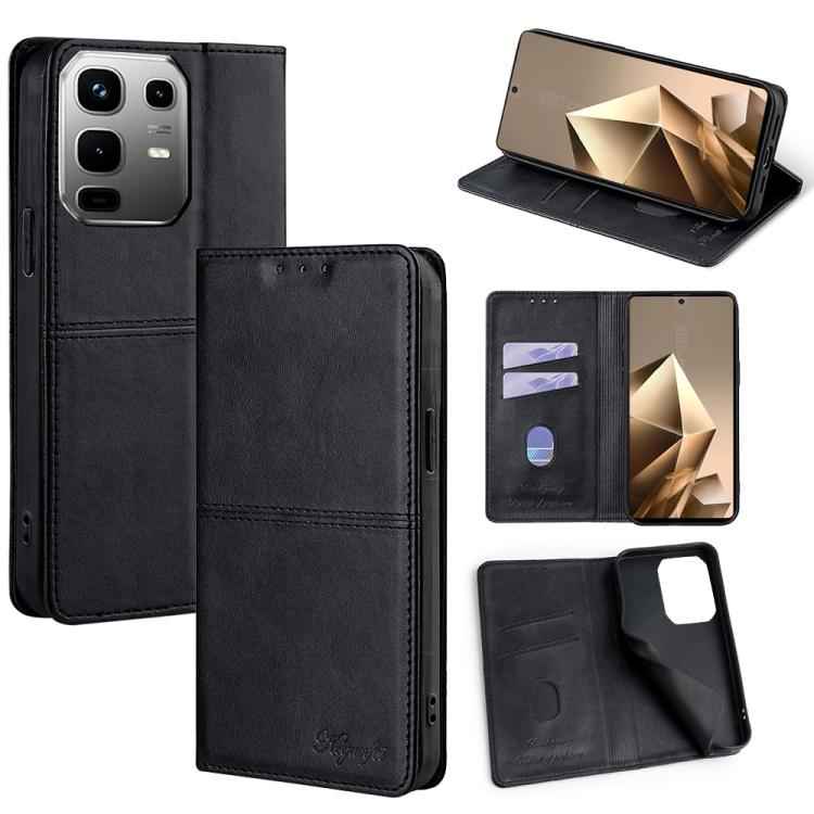 Cow Texture Magnetic Leather Phone Case, For Infinix Hot 60 5G, For Infinix Hot 60 Pro+ 4G, For Infinix Hot 60 Pro 4G, For Infinix Smart 10 4G, For Infinix Note 50s 5G, For Infinix Note 50x 5G, For Infinix Note 50 Pro+ 5G, For Infinix Note 50 4G       ...